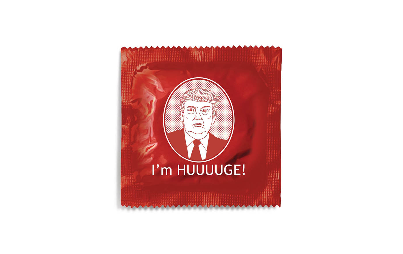 Trump Duluan, Kondom Kemudian