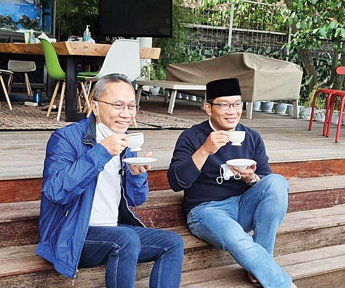 Zulkifli Hasan Kunjungi Ridwan Kamil