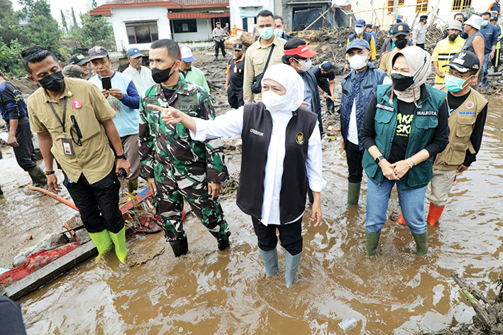 Banjir Batu, Gubernur Perintahkan Evaluasi Total